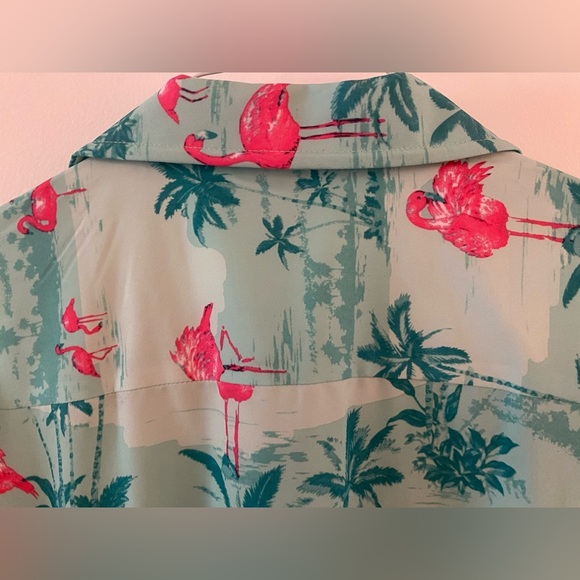 Aptro Tropical Hawaiian Short Sleeve Button Down Shirt Msn’s Sz XL - Picture 4 of 15